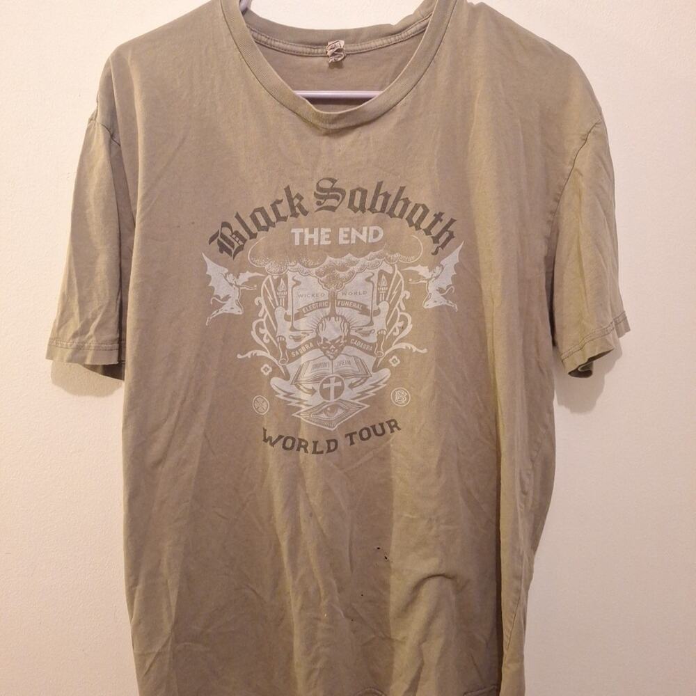 Vintage Black Sabbath The End World Tour North America 2016 Music Shirt Sz L
